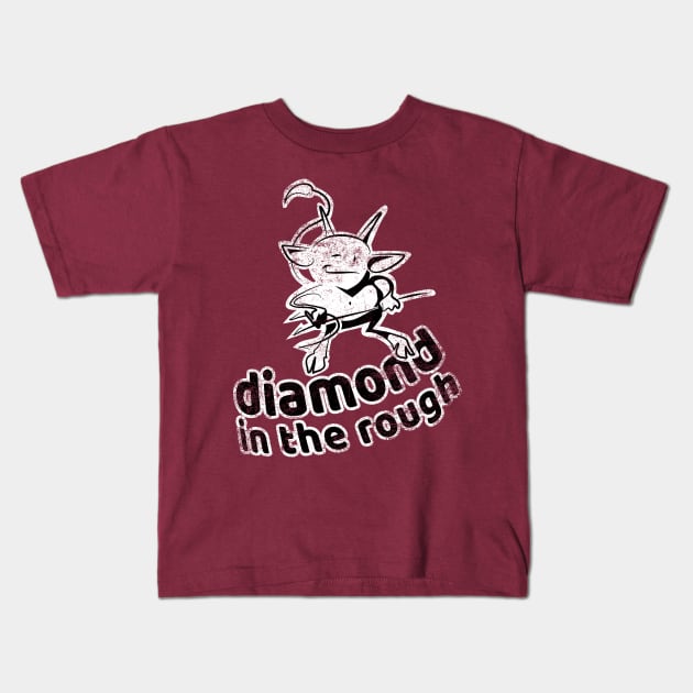Diamond in the rough I Kids T-Shirt by burbuja